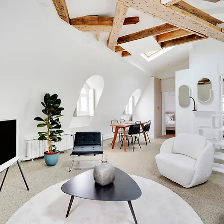 아파트 Loft D'exception Courcelles - Parc Monceau 파리